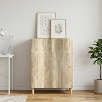 Sideboard Sonoma-Eiche 66 x 34,5 x 90 cm Holzwerkstoff