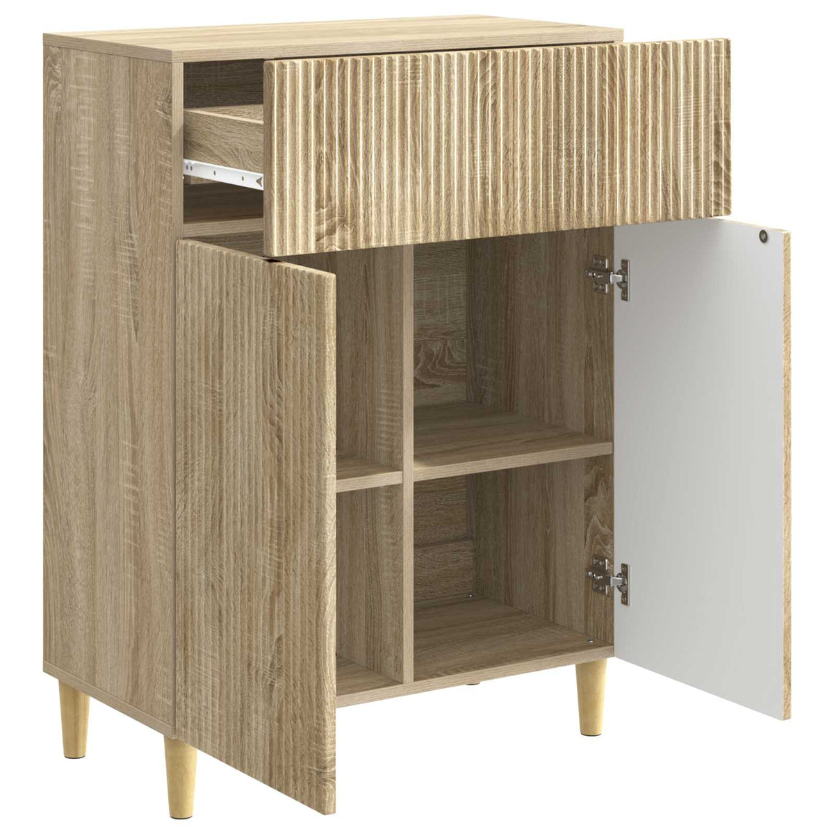 Sideboard Sonoma-Eiche 66 x 34,5 x 90 cm Holzwerkstoff