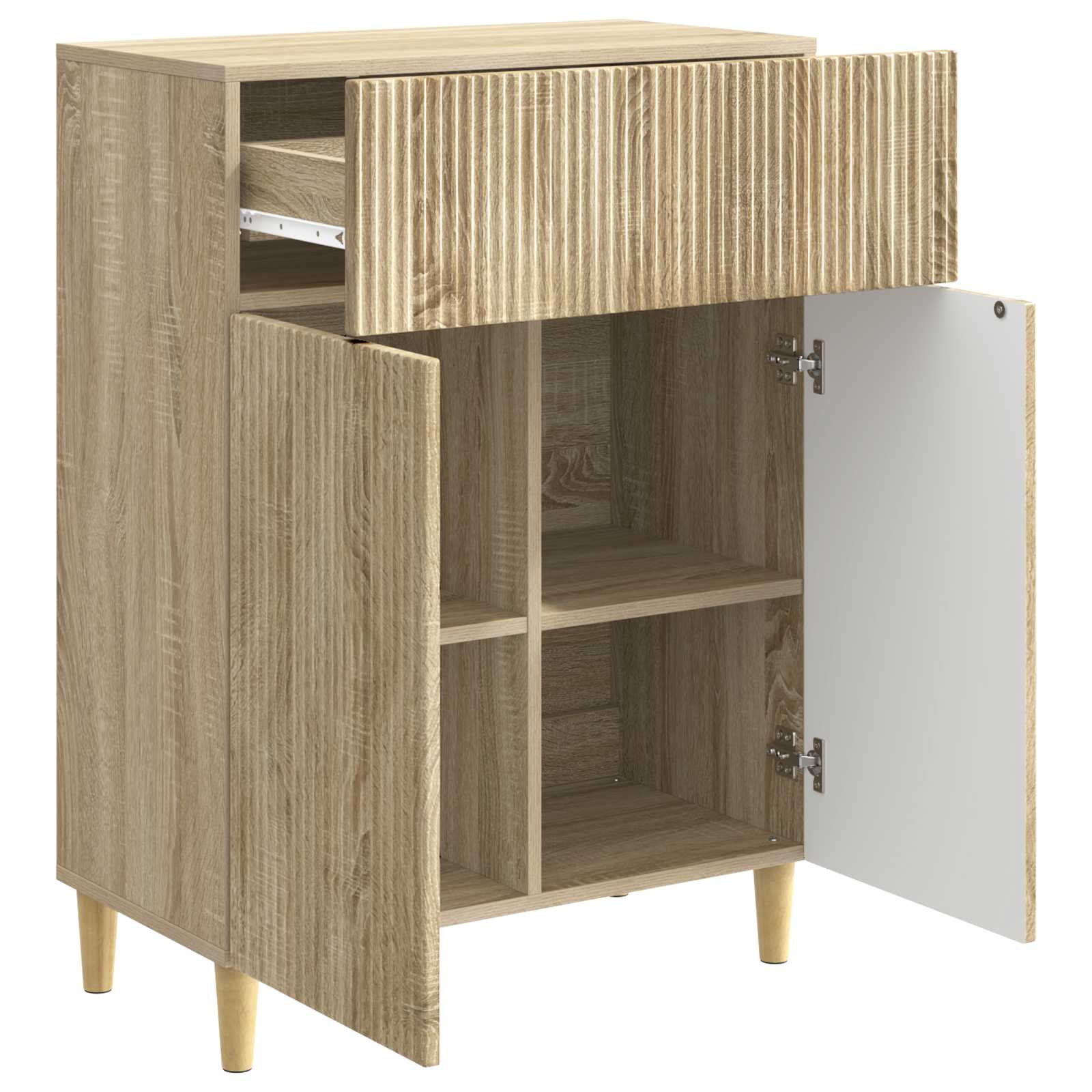 Sideboard Sonoma-Eiche 66 x 34,5 x 90 cm Holzwerkstoff