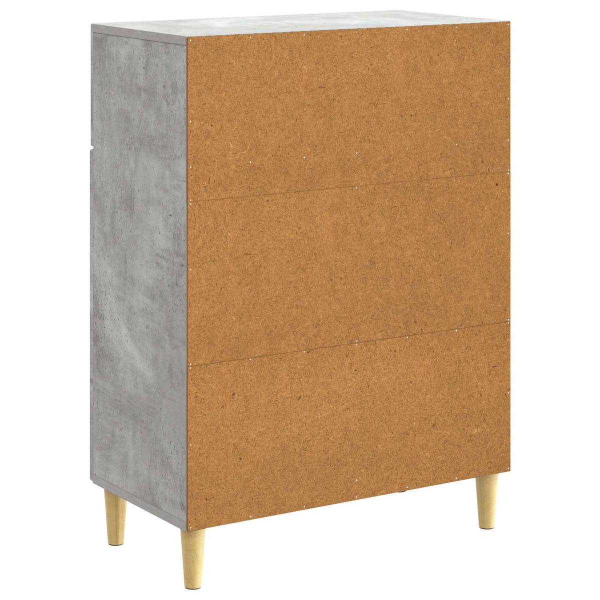 Sideboard Betongrau 66 x 34,5 x 90 cm Holzwerkstoff