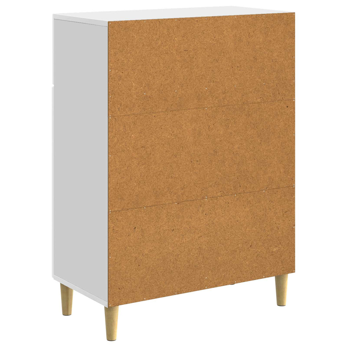 Sideboard Hochglanz Weiß 66 x 34,5 x 90 cm Holzwerkstoff