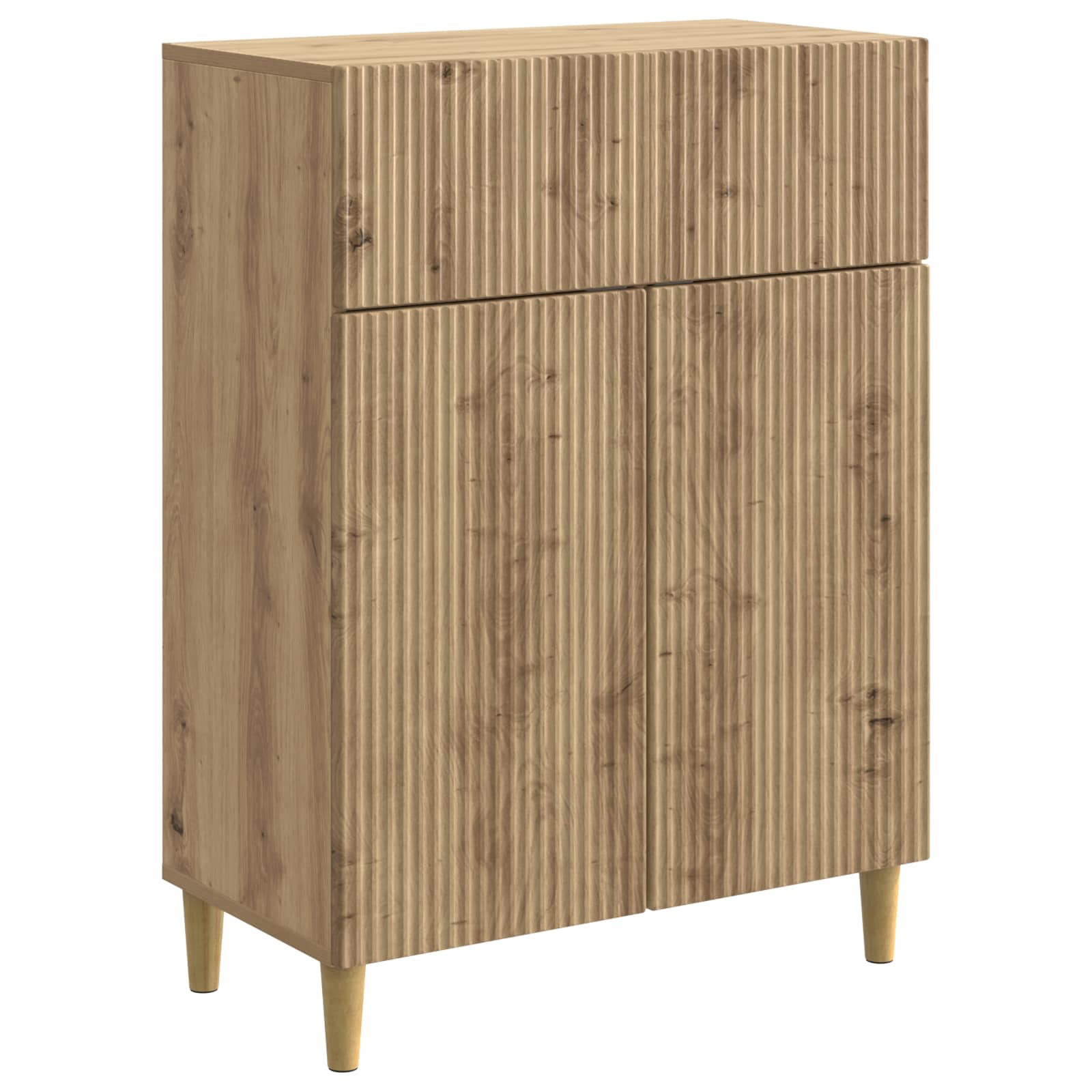 Sideboard Artisan-Eiche 66 x 34,5 x 90 cm Holzwerkstoff