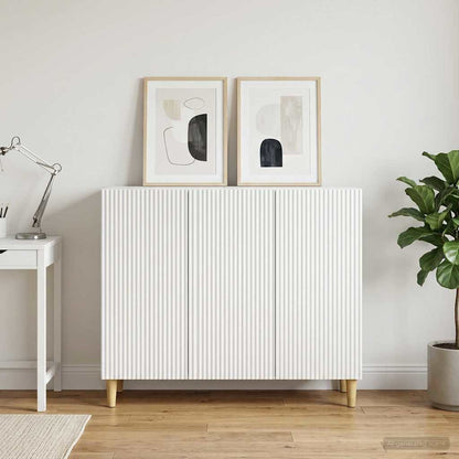Sideboard Weiß 89 x 34,5 x 80 cm Holzwerkstoff