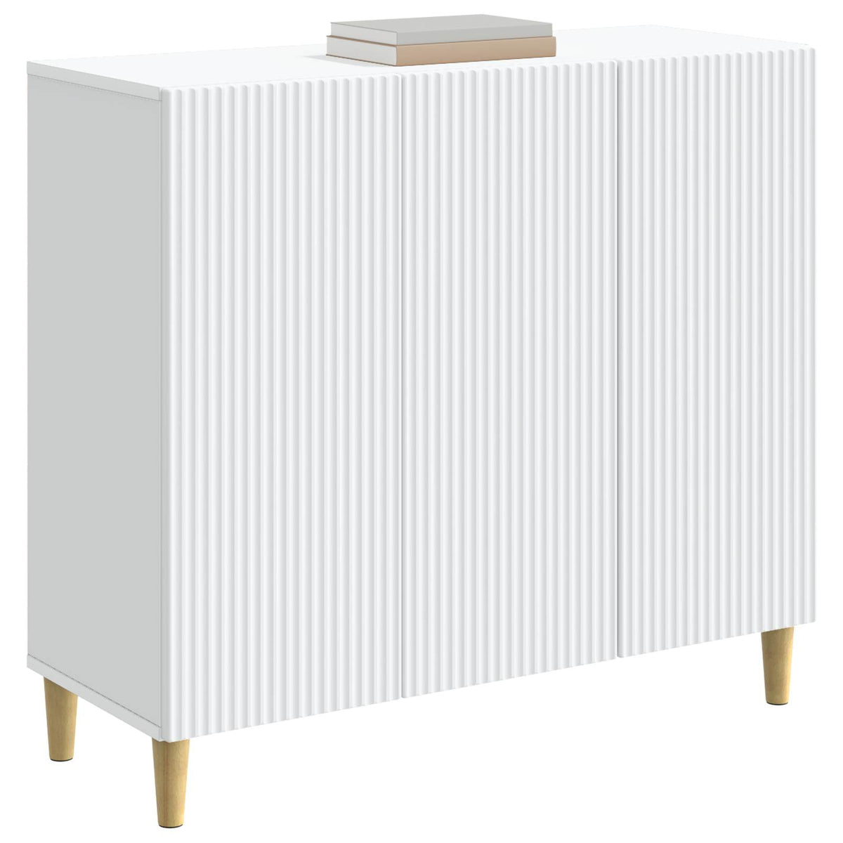 Sideboard Weiß 89 x 34,5 x 80 cm Holzwerkstoff