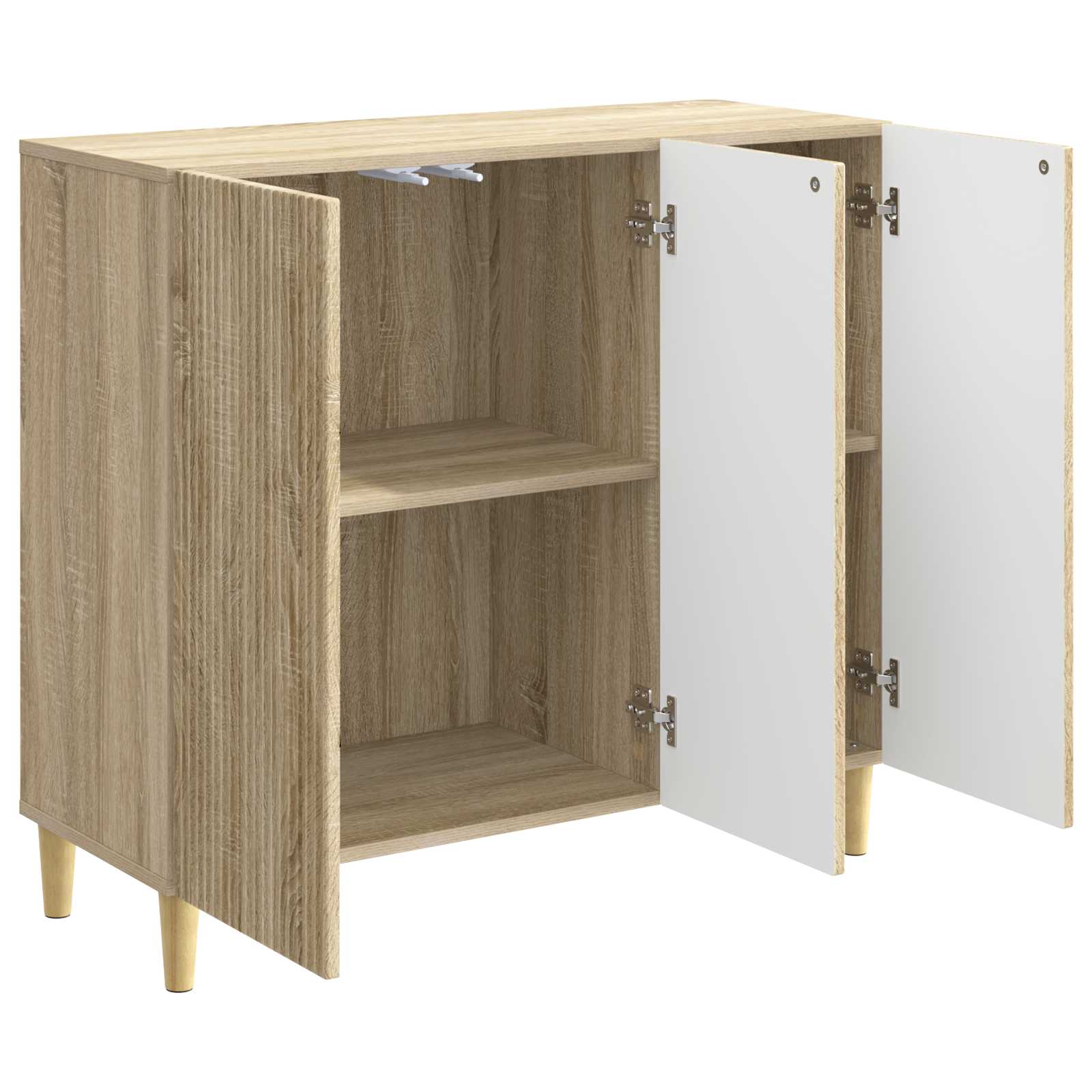 Sideboard Sonoma-Eiche 89 x 34,5 x 80 cm Holzwerkstoff