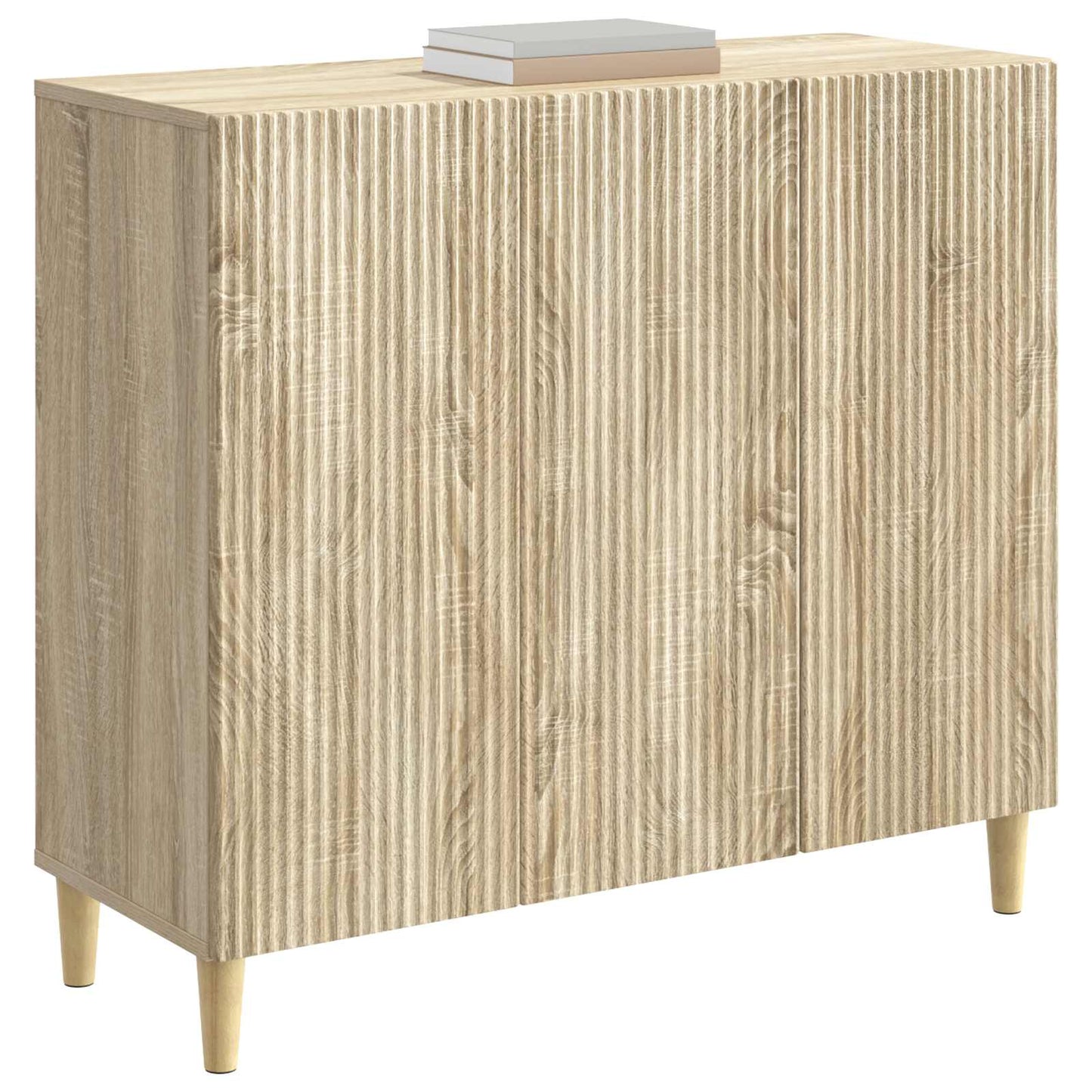 Sideboard Sonoma-Eiche 89 x 34,5 x 80 cm Holzwerkstoff