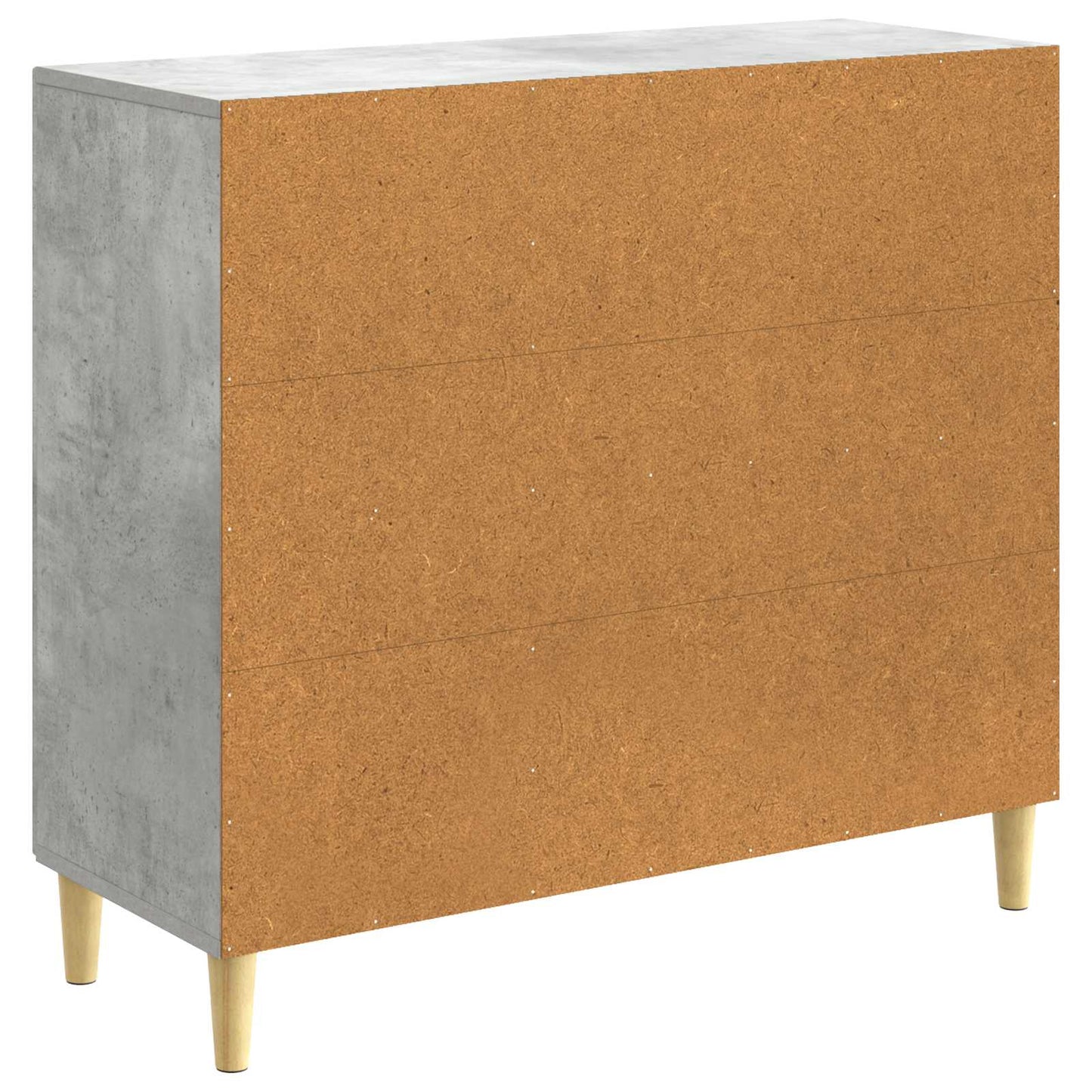 Sideboard Betongrau 89 x 34,5 x 80 cm Holzwerkstoff
