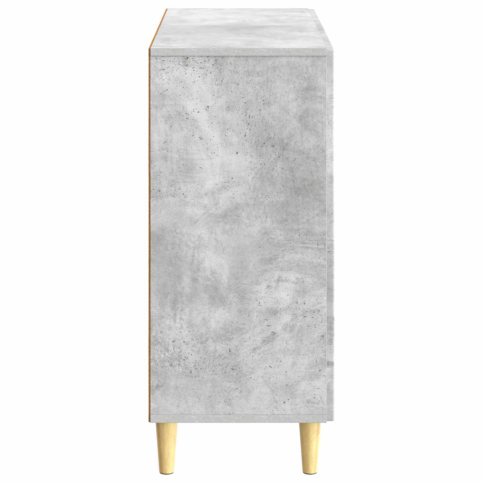 Sideboard Betongrau 89 x 34,5 x 80 cm Holzwerkstoff