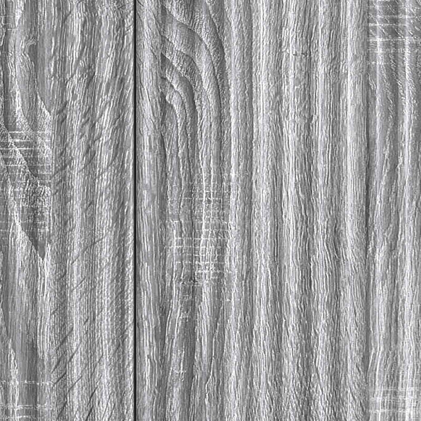 Sideboard Sonoma-Grau 89 x 34,5 x 80 cm Holzwerkstoff