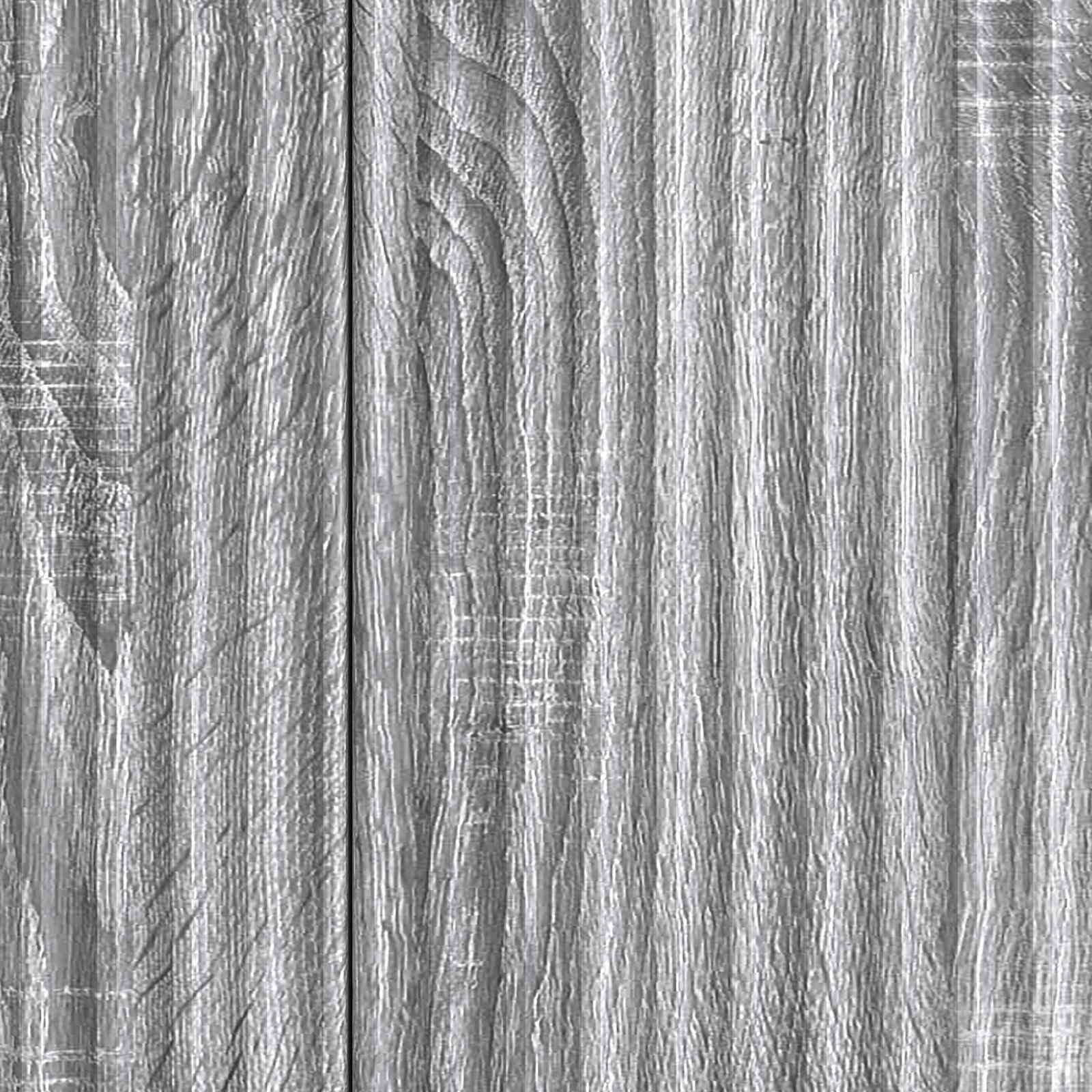 Sideboard Sonoma-Grau 89 x 34,5 x 80 cm Holzwerkstoff
