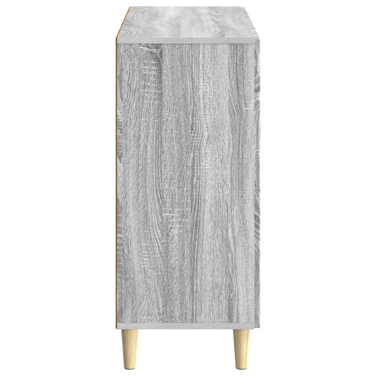Sideboard Sonoma-Grau 89 x 34,5 x 80 cm Holzwerkstoff