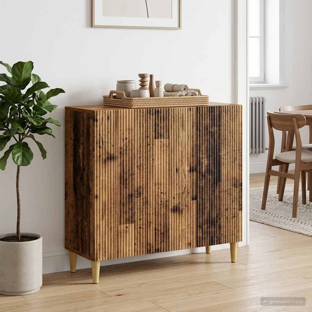Sideboard Altholz 89 x 34,5 x 80 cm Holzwerkstoff