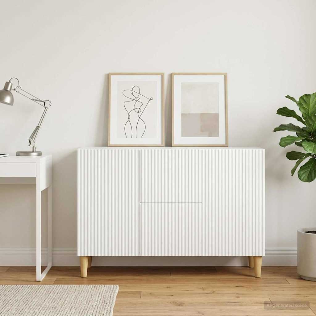 Sideboard Weiß 89 x 34,5 x 60 cm Holzwerkstoff