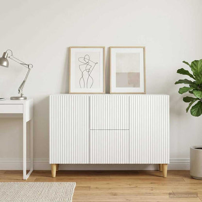 Sideboard Weiß 89 x 34,5 x 60 cm Holzwerkstoff