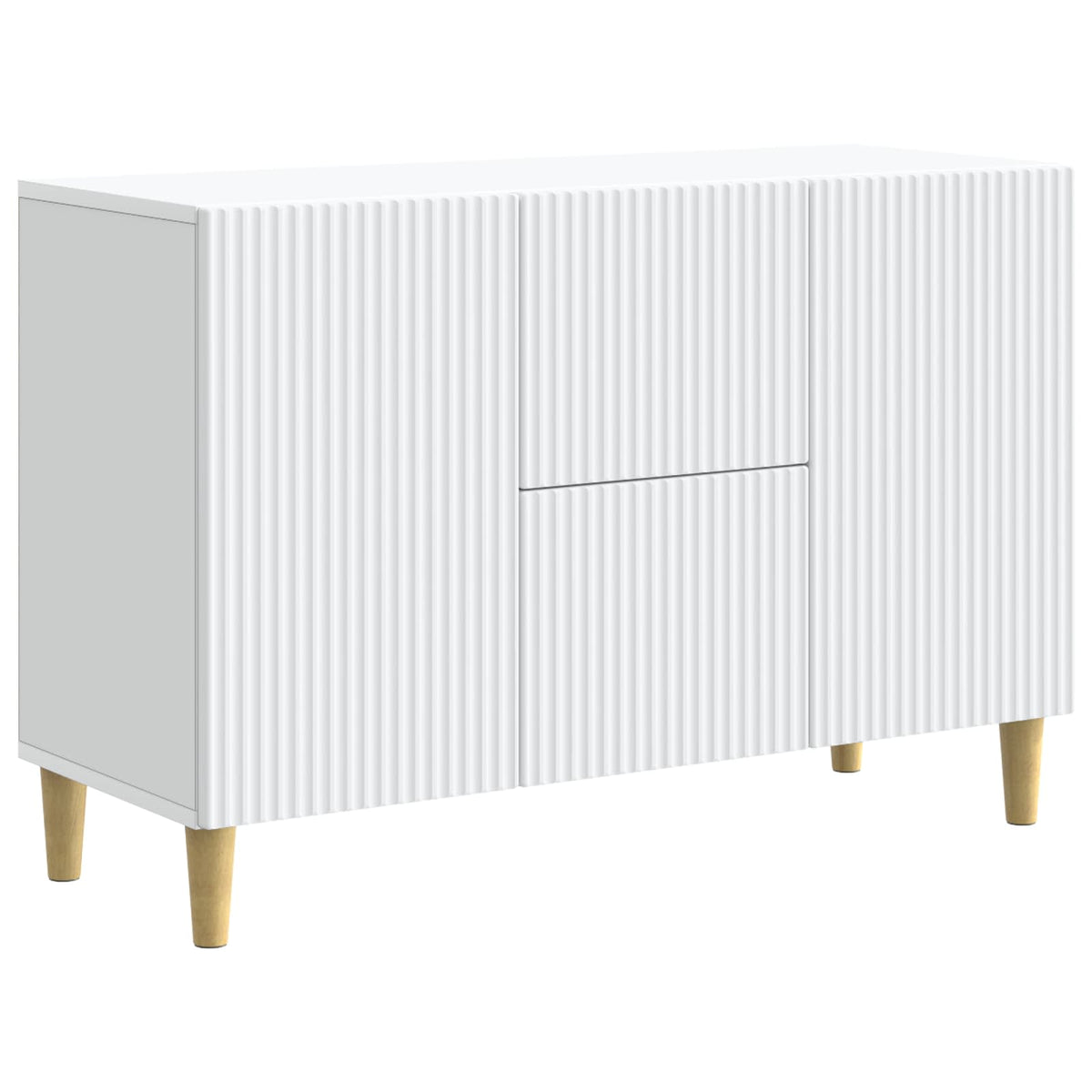 Sideboard Weiß 89 x 34,5 x 60 cm Holzwerkstoff