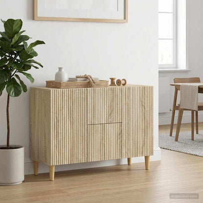 Sideboard Sonoma-Eiche 89 x 34,5 x 60 cm Holzwerkstoff