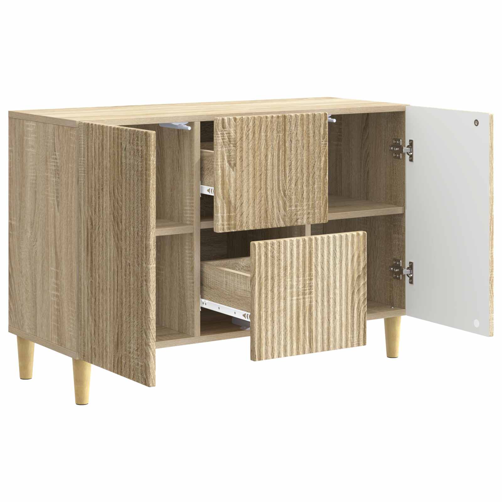 Sideboard Sonoma-Eiche 89 x 34,5 x 60 cm Holzwerkstoff