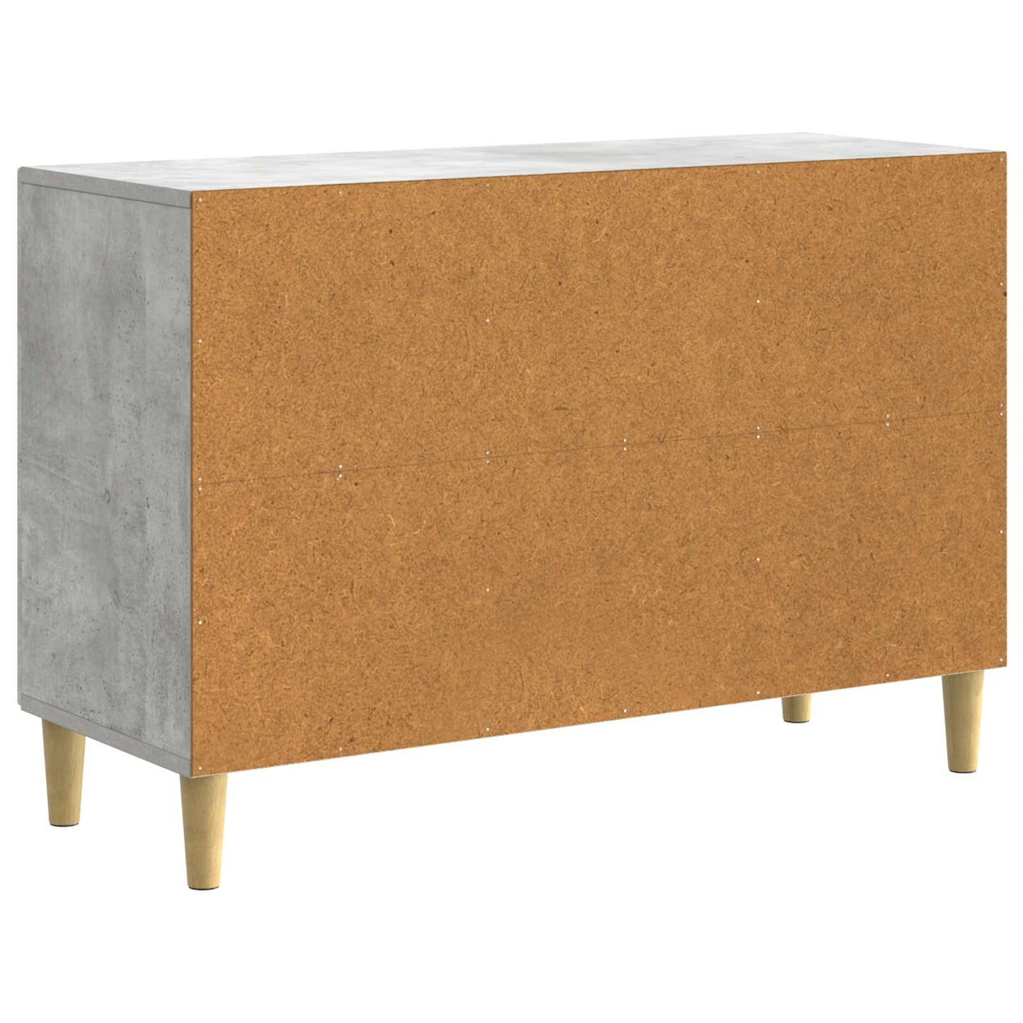 Sideboard Betongrau 89 x 34,5 x 60 cm Holzwerkstoff