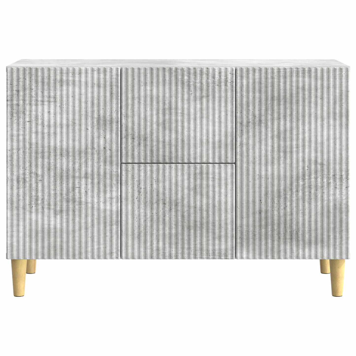 Sideboard Betongrau 89 x 34,5 x 60 cm Holzwerkstoff