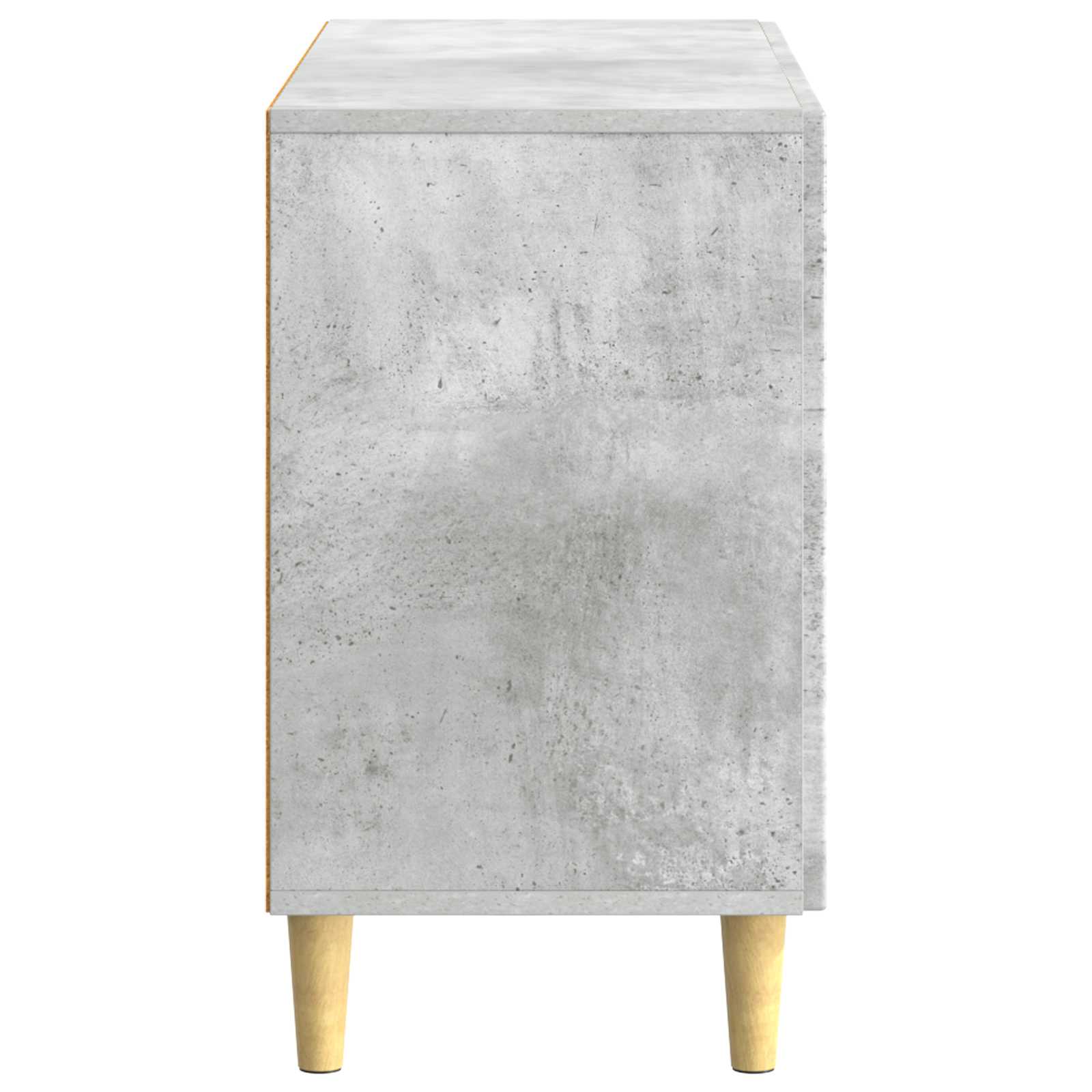 Sideboard Betongrau 89 x 34,5 x 60 cm Holzwerkstoff