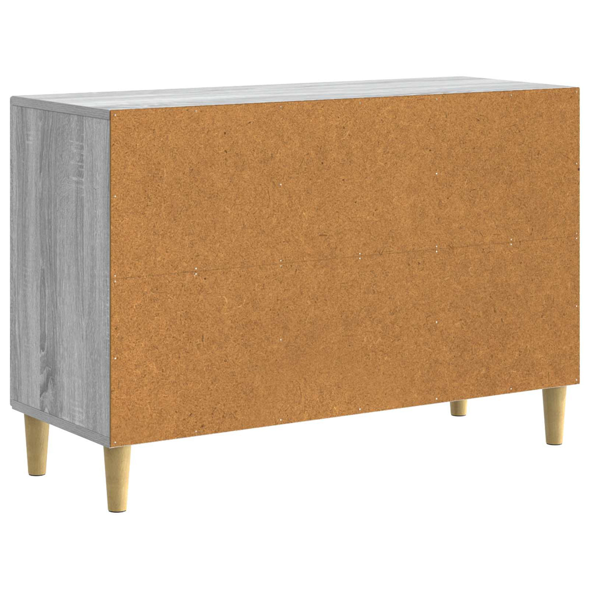 Sideboard Sonoma-Grau 89 x 34,5 x 60 cm Holzwerkstoff
