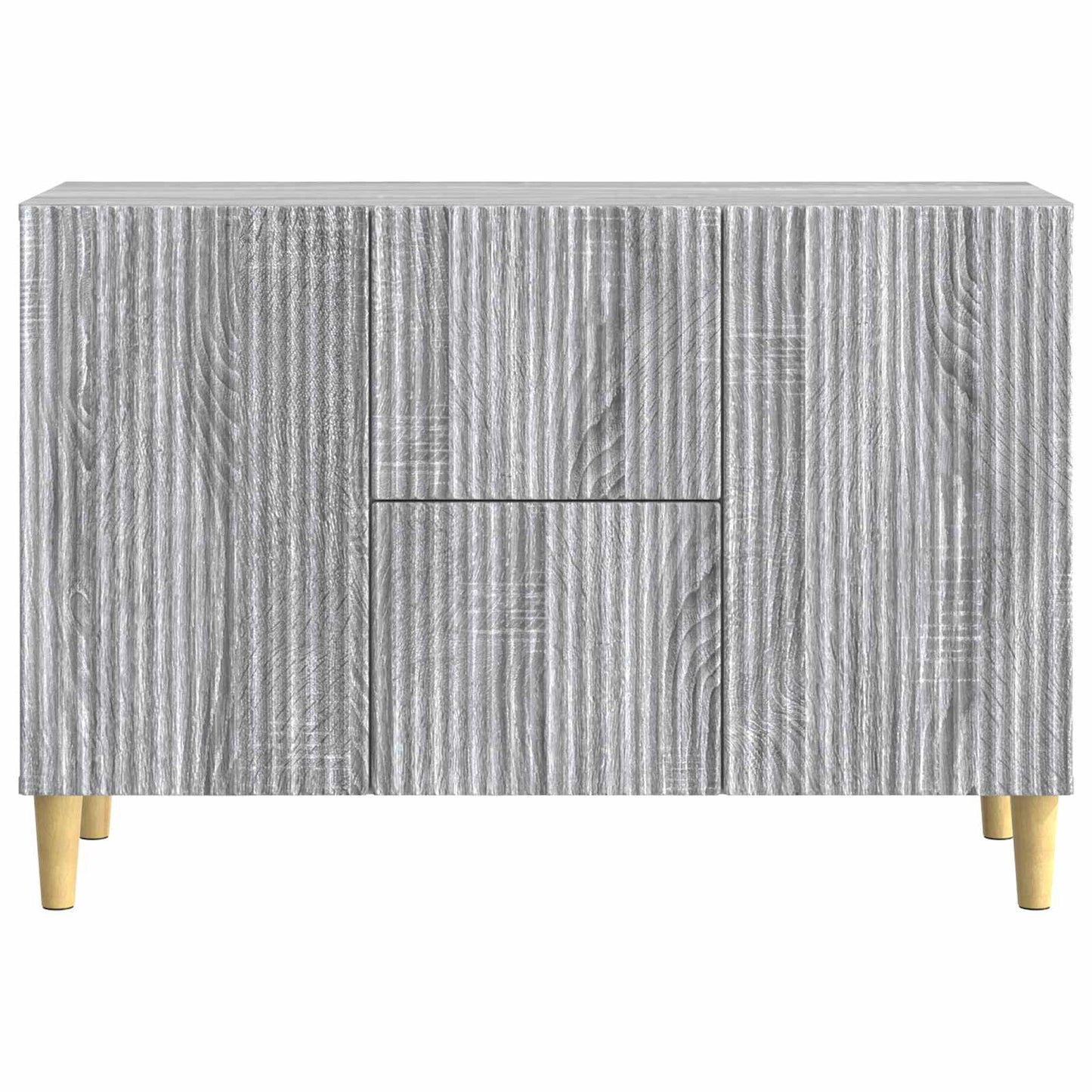 Sideboard Sonoma-Grau 89 x 34,5 x 60 cm Holzwerkstoff
