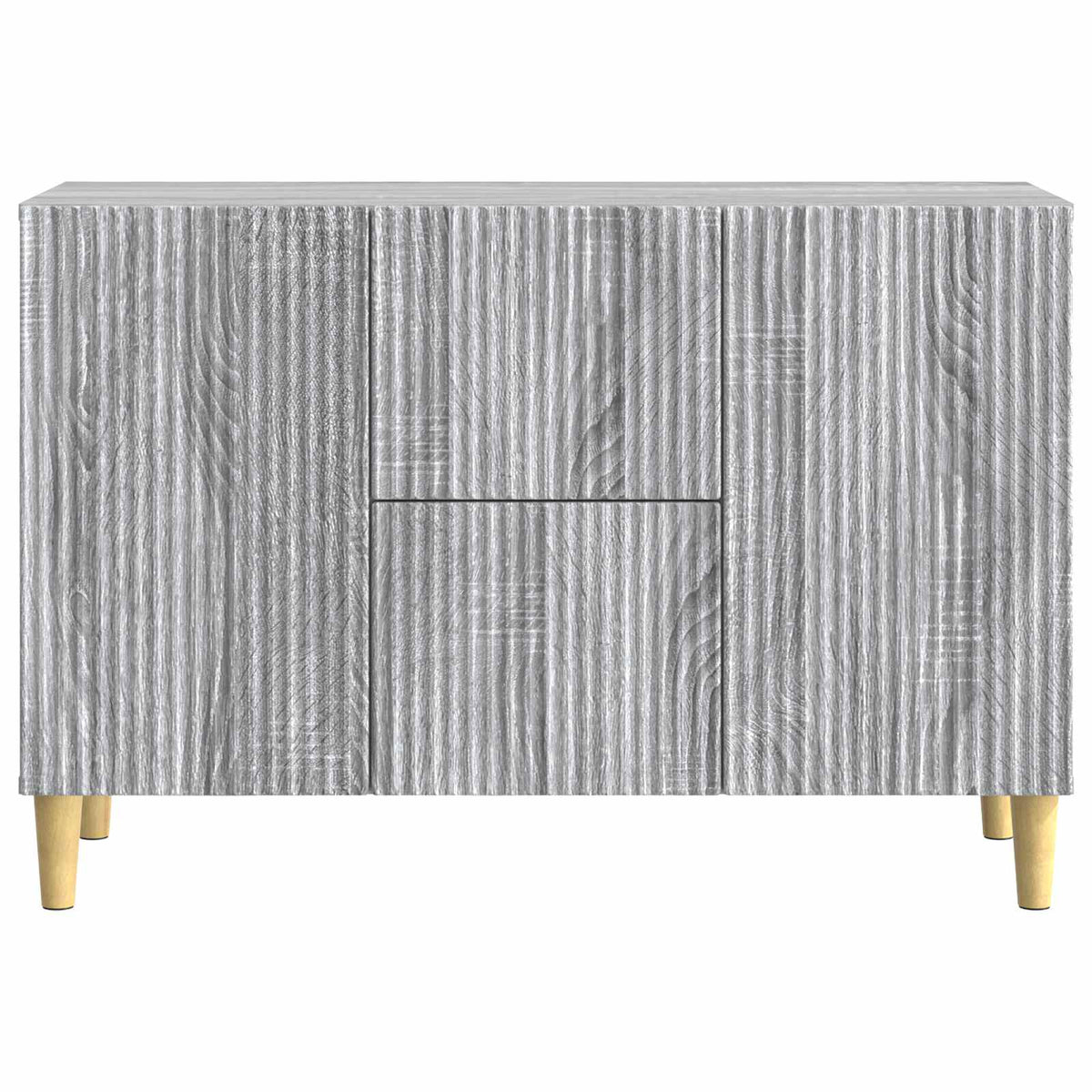 Sideboard Sonoma-Grau 89 x 34,5 x 60 cm Holzwerkstoff