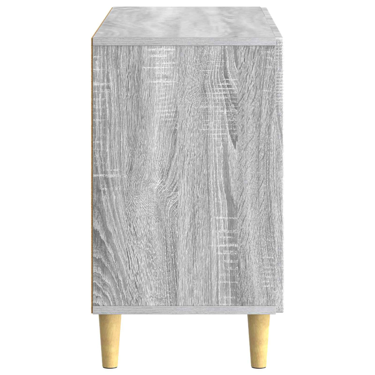 Sideboard Sonoma-Grau 89 x 34,5 x 60 cm Holzwerkstoff