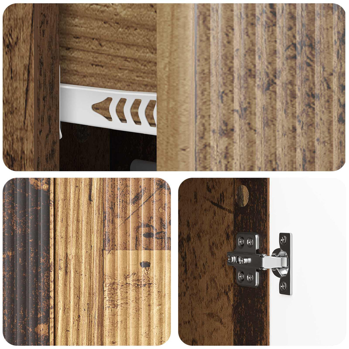 Sideboard Altholz 89 x 34,5 x 60 cm Holzwerkstoff