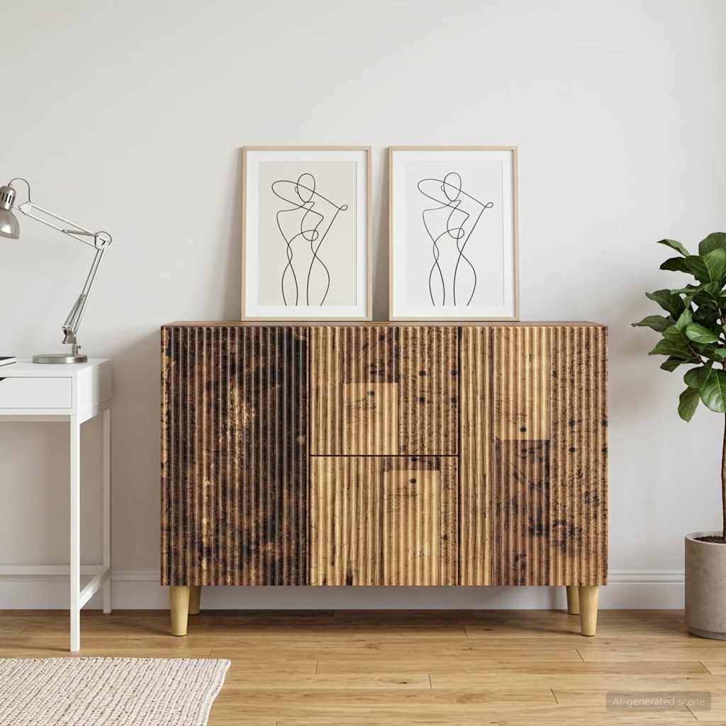 Sideboard Altholz 89 x 34,5 x 60 cm Holzwerkstoff