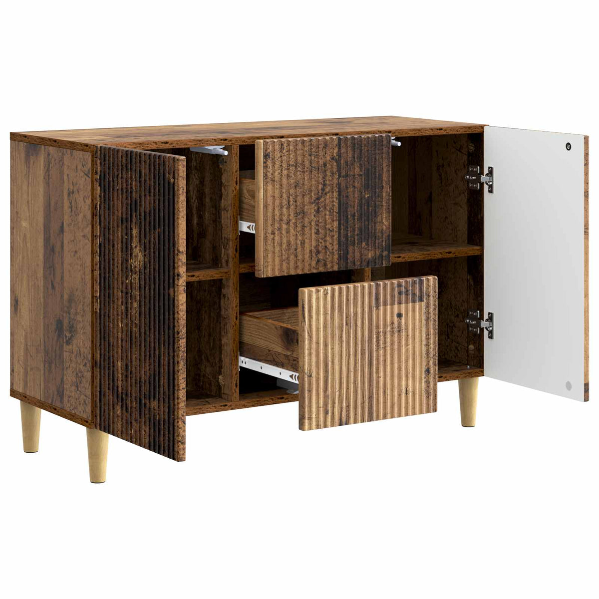 Sideboard Altholz 89 x 34,5 x 60 cm Holzwerkstoff