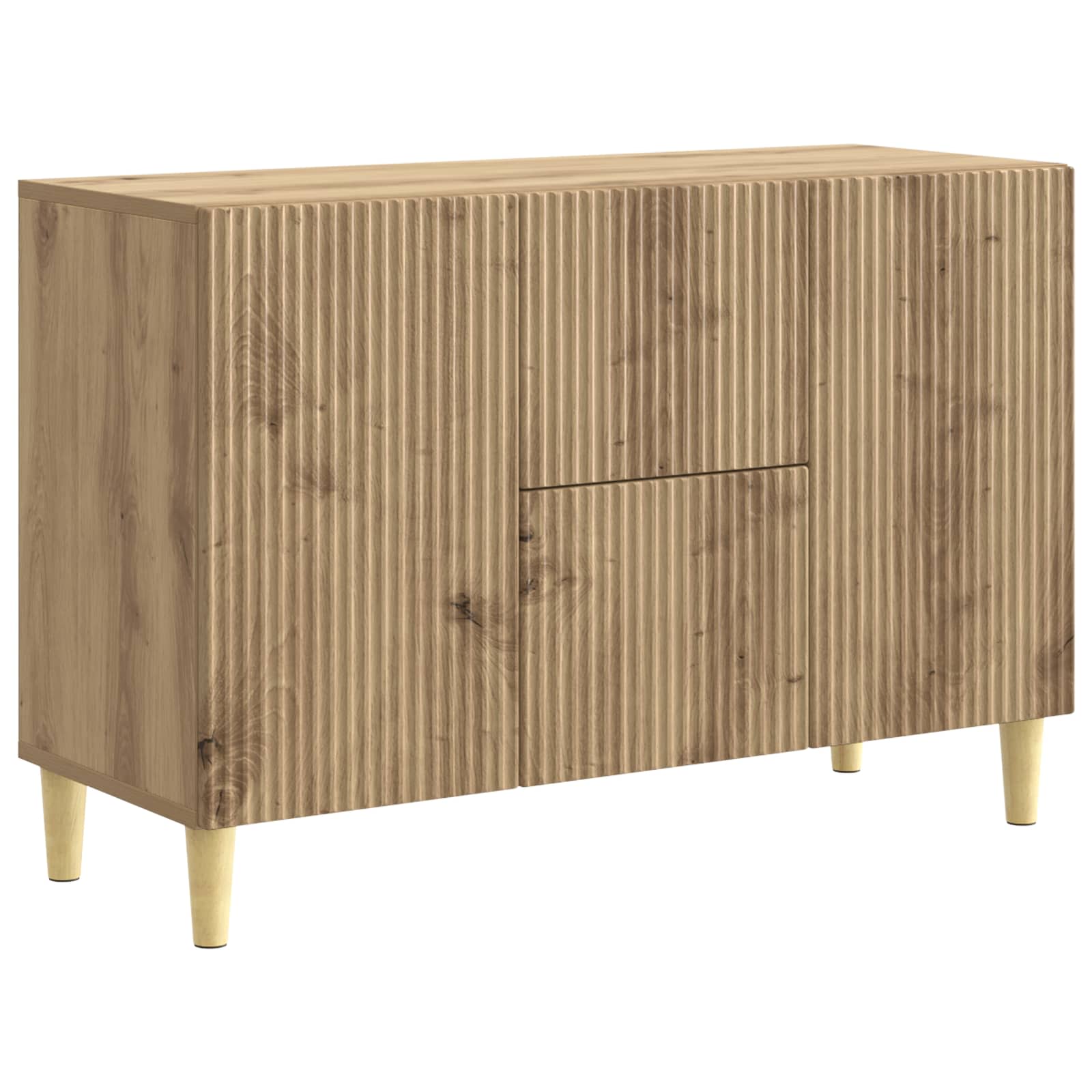Sideboard Artisan-Eiche 89 x 34,5 x 60 cm Holzwerkstoff