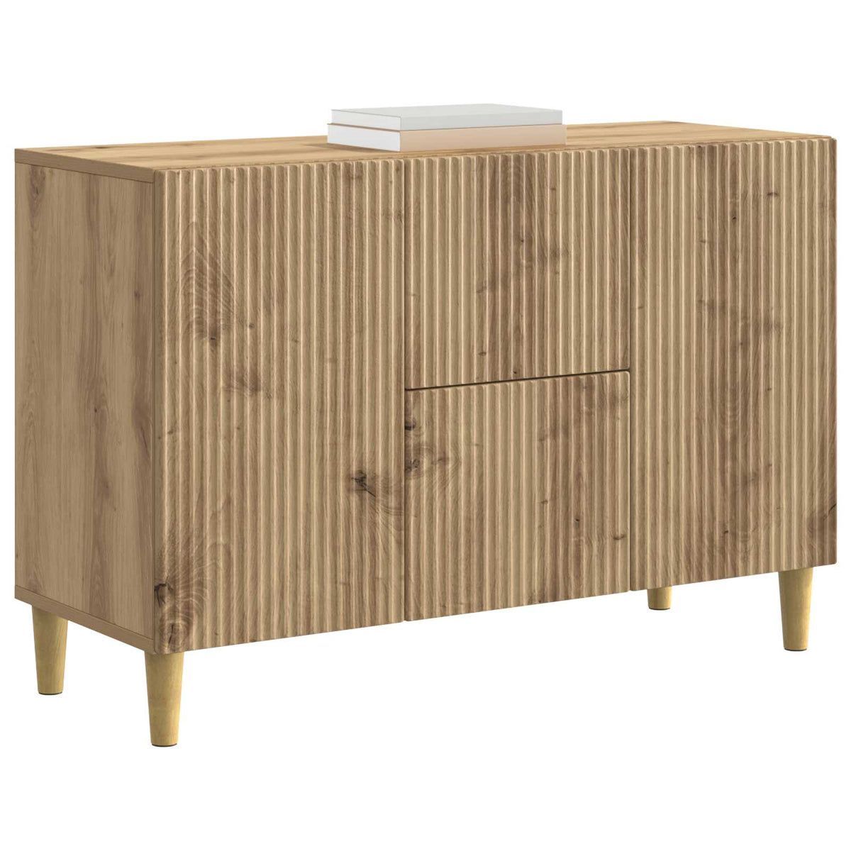 Sideboard Artisan-Eiche 89 x 34,5 x 60 cm Holzwerkstoff