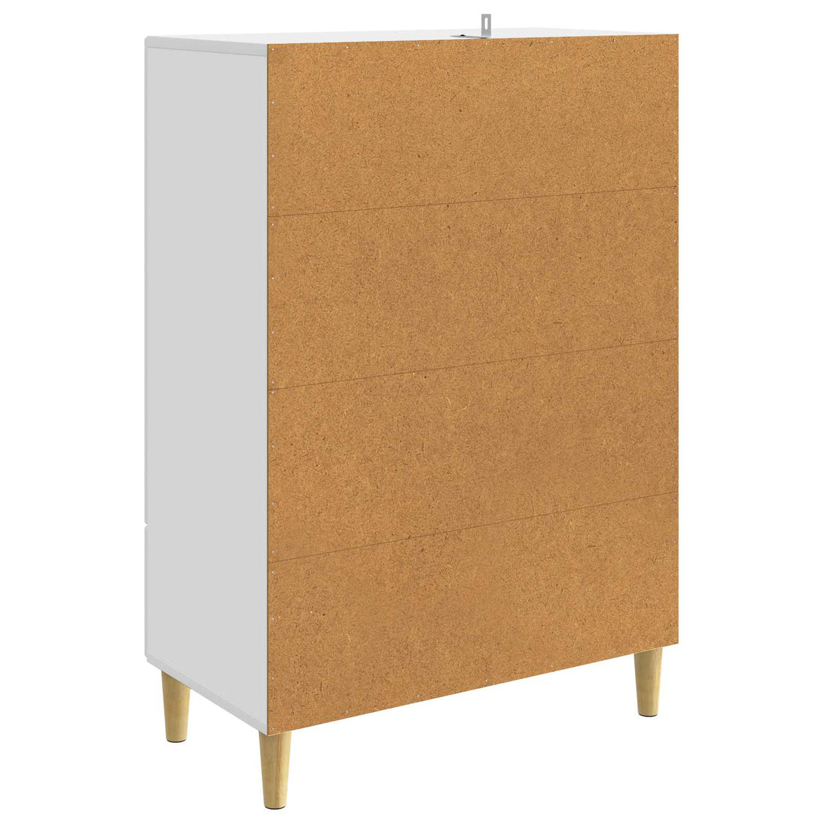 Sideboard Weiß 66 x 34,5 x 95 cm Holzwerkstoff