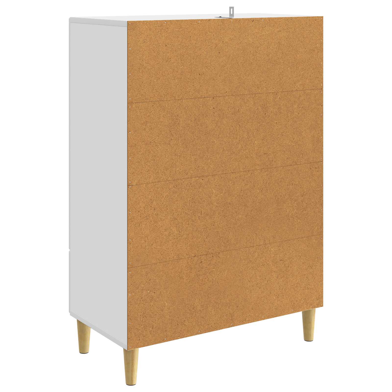 Sideboard Weiß 66 x 34,5 x 95 cm Holzwerkstoff