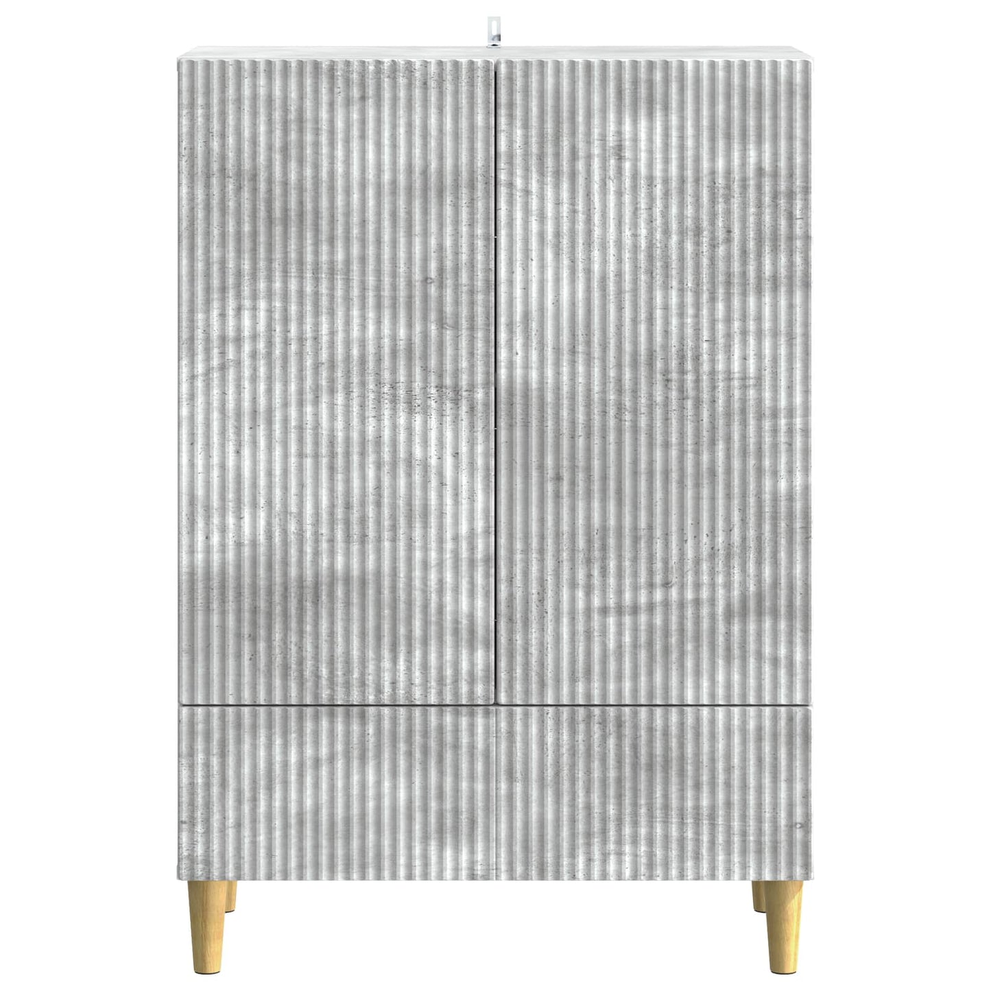 Sideboard Betongrau 66 x 34,5 x 95 cm Holzwerkstoff