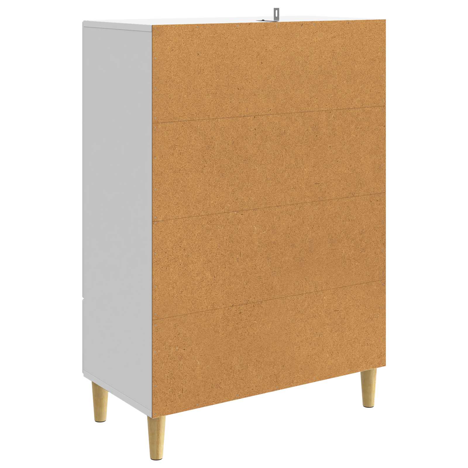 Sideboard Hochglanz Weiß 66 x 34,5 x 95 cm Holzwerkstoff