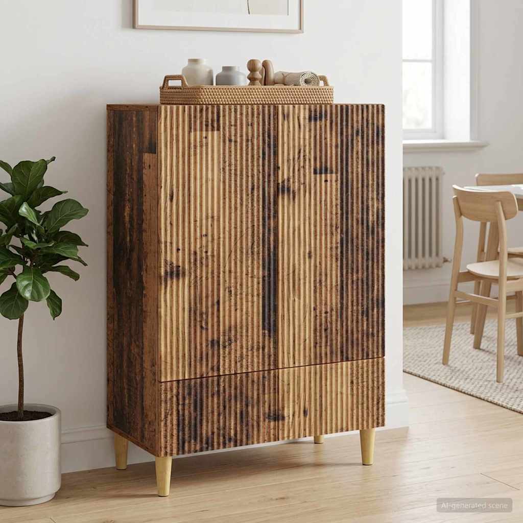 Sideboard Altholz 66 x 34,5 x 95 cm Holzwerkstoff