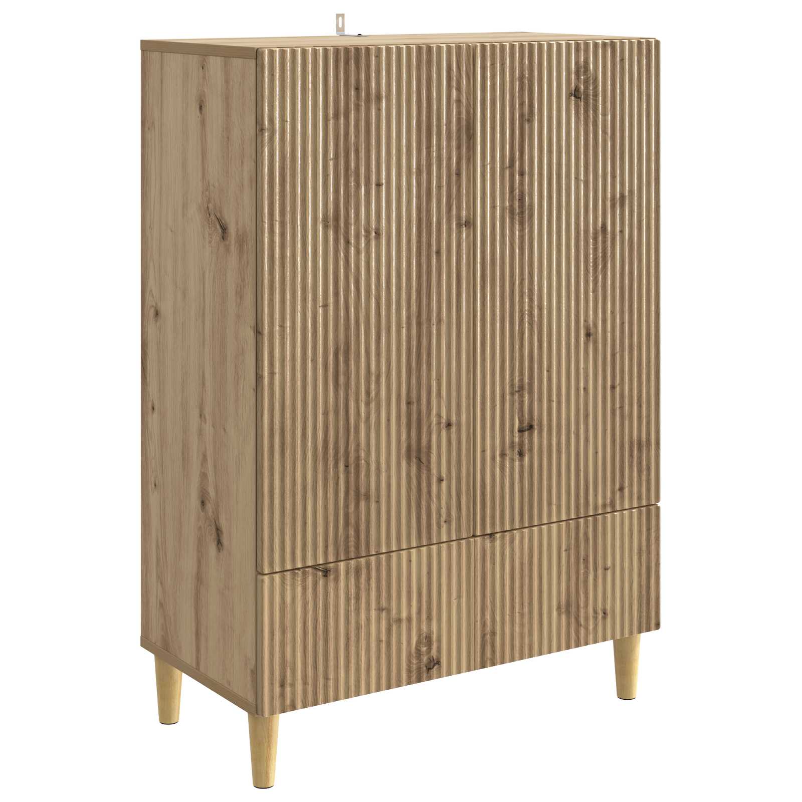 Sideboard Artisan-Eiche 66 x 34,5 x 95 cm Holzwerkstoff