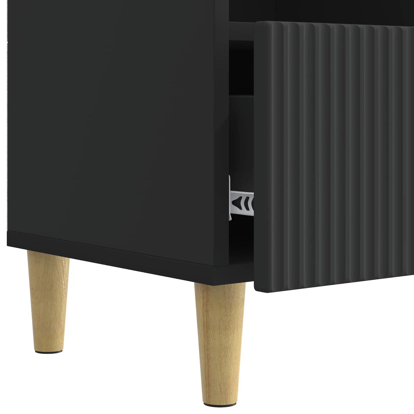 TV-Schränk 102 x 34,5 x 50 cm Schwarz Holzwerkstoff
