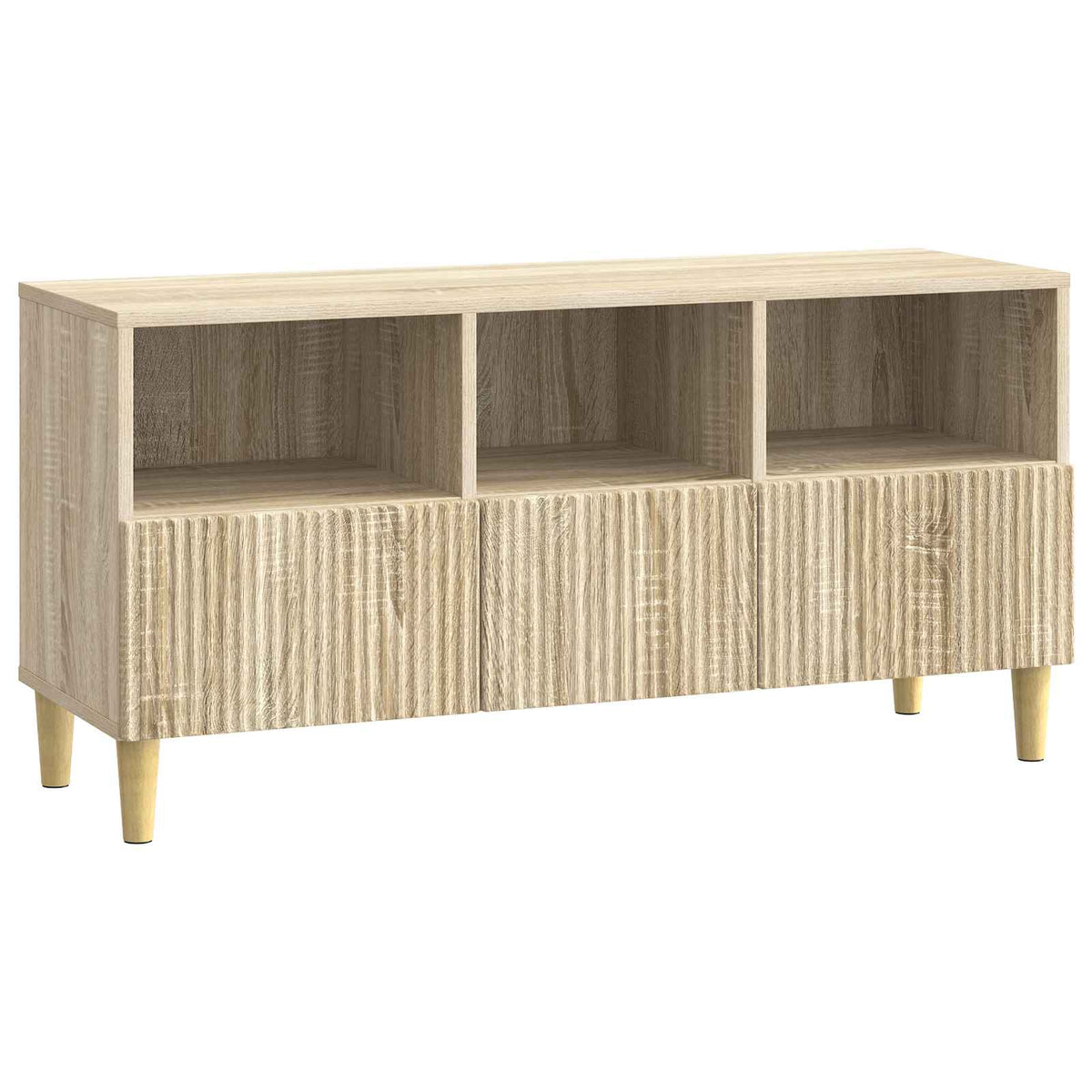 TV-Schränk 102 x 34,5 x 50 cm Sonoma-Eiche Holzwerkstoff