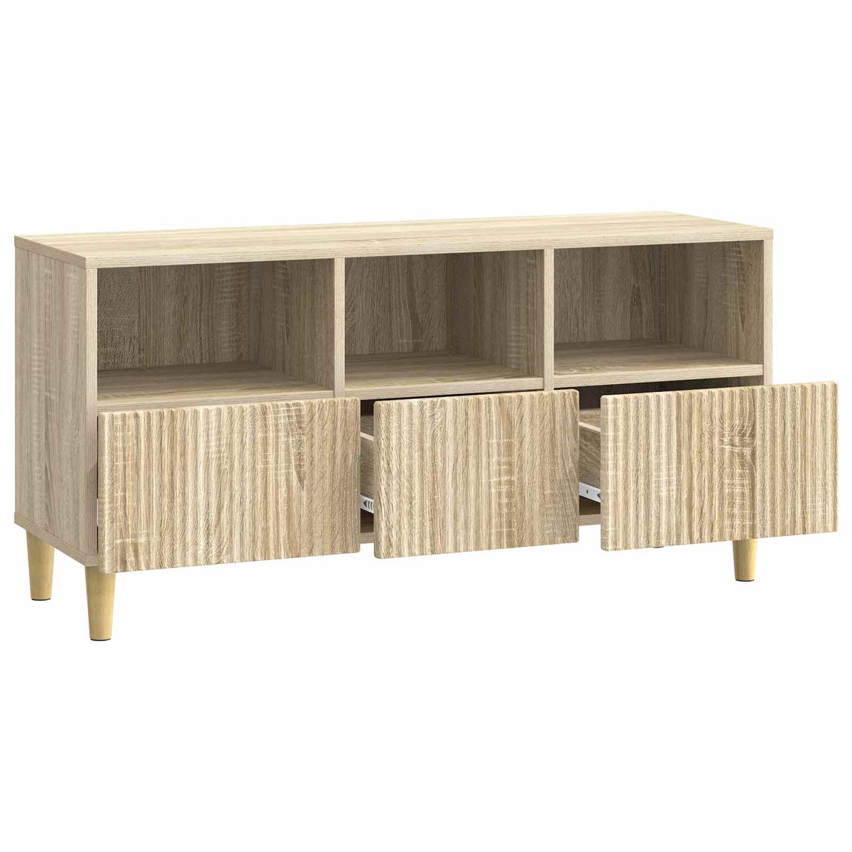 TV-Schränk 102 x 34,5 x 50 cm Sonoma-Eiche Holzwerkstoff