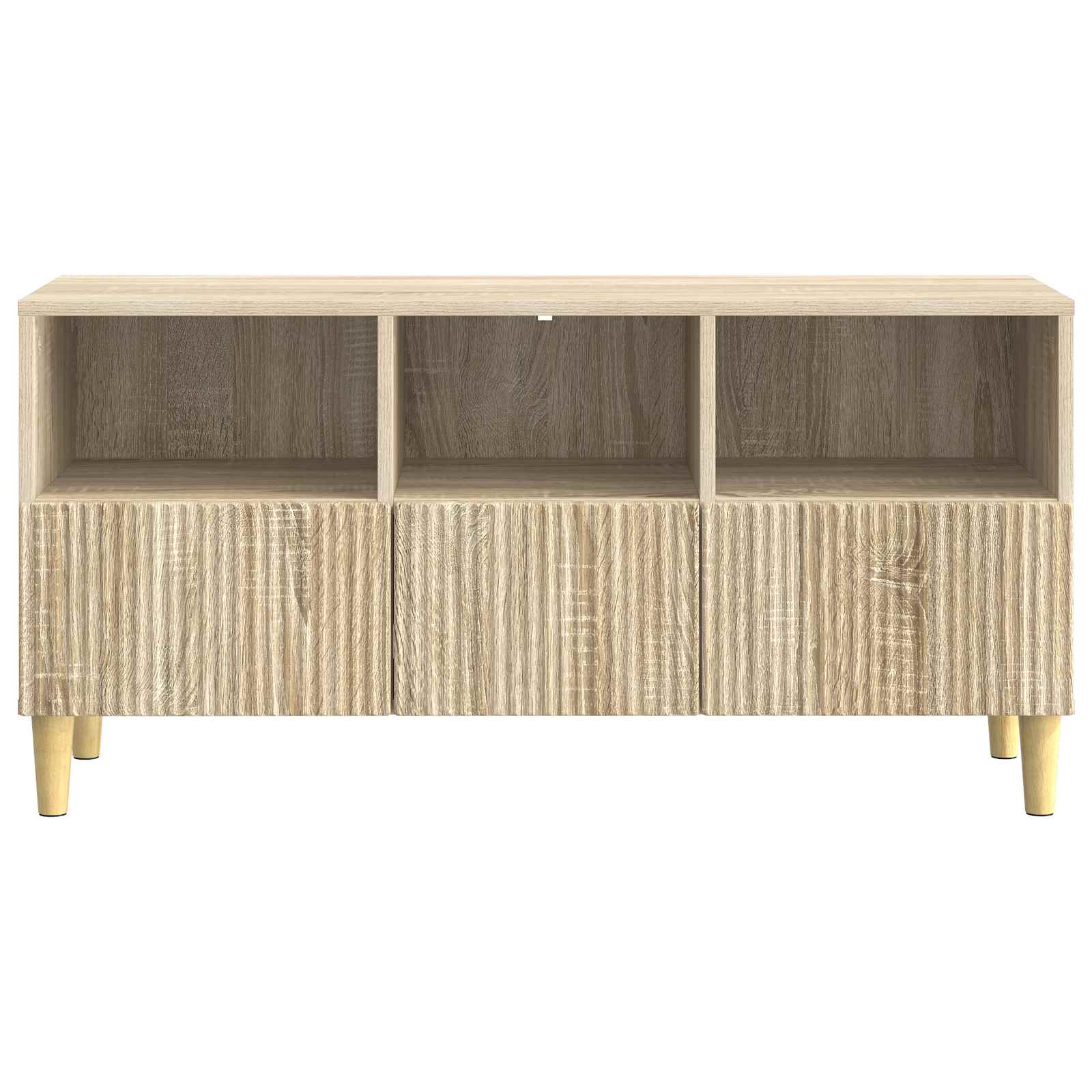 TV-Schränk 102 x 34,5 x 50 cm Sonoma-Eiche Holzwerkstoff