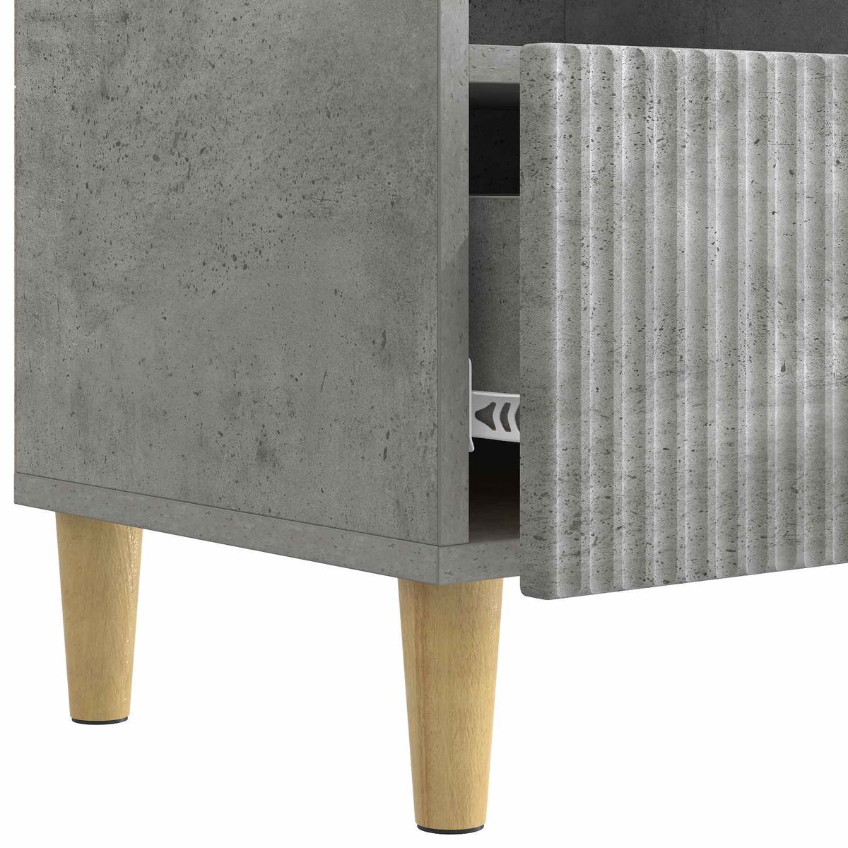 TV-Schränk 102 x 34,5 x 50 cm Betongrau Holzwerkstoff