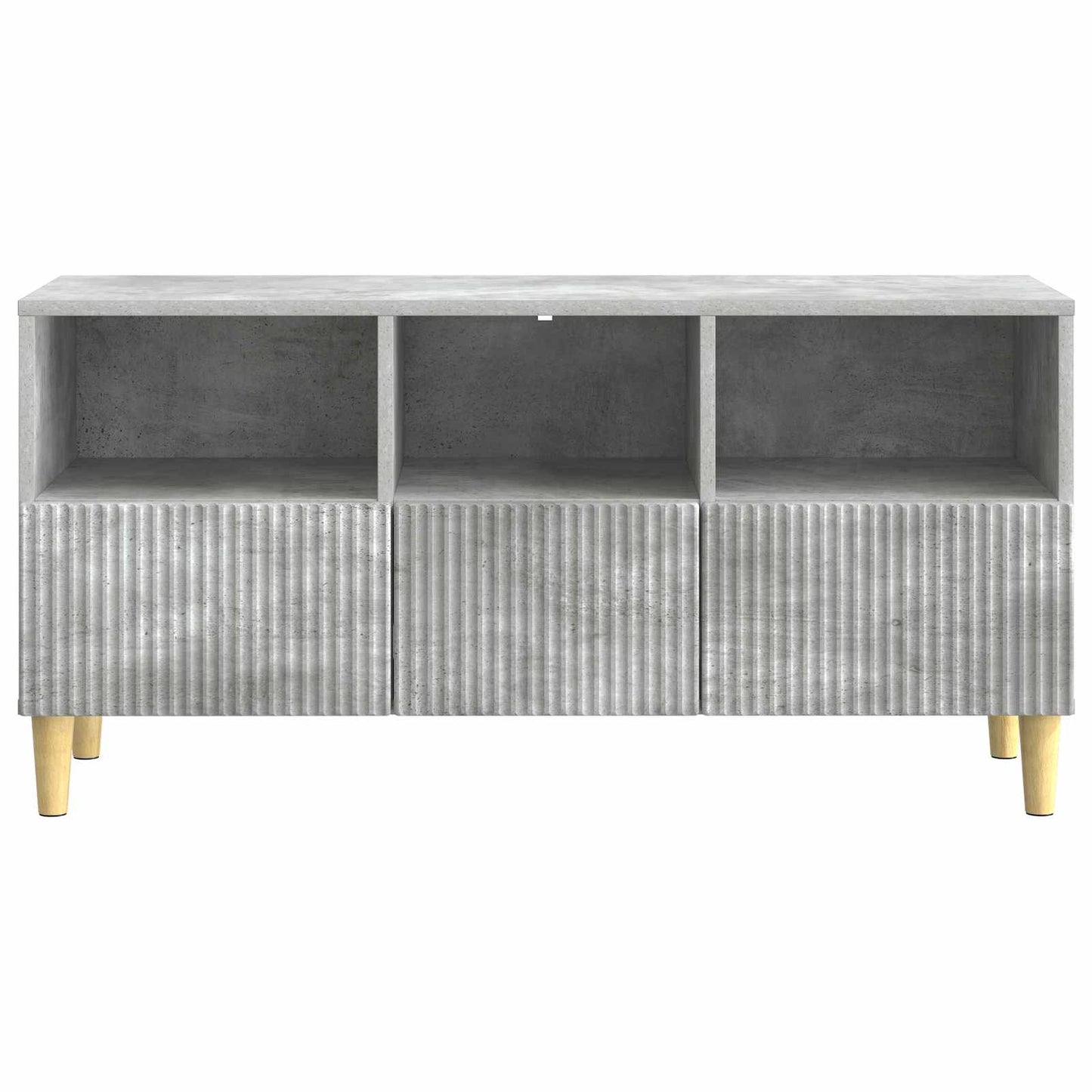 TV-Schränk 102 x 34,5 x 50 cm Betongrau Holzwerkstoff