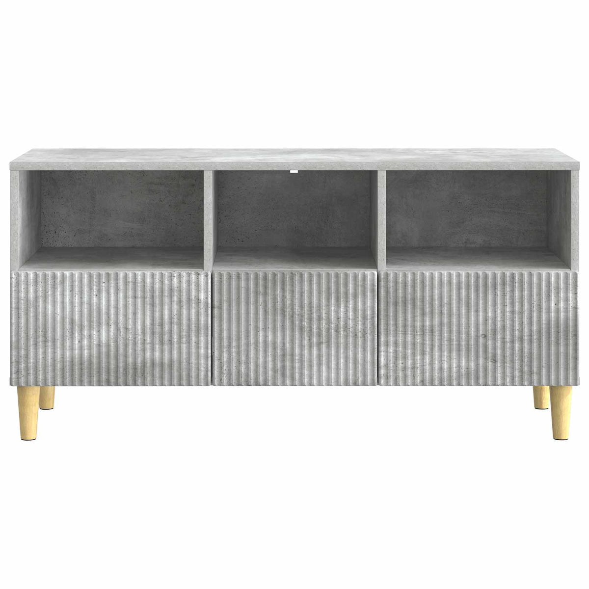 TV-Schränk 102 x 34,5 x 50 cm Betongrau Holzwerkstoff