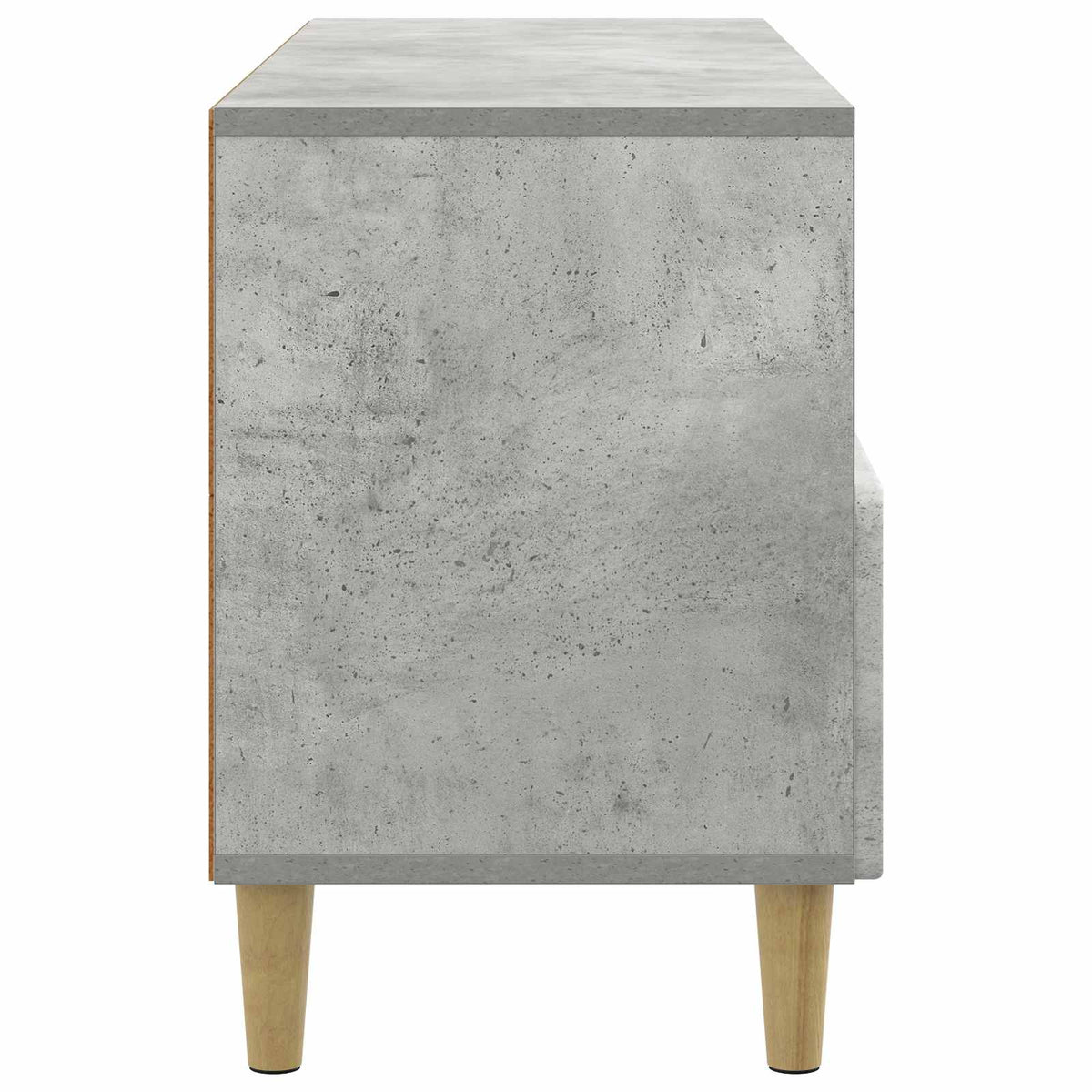 TV-Schränk 102 x 34,5 x 50 cm Betongrau Holzwerkstoff