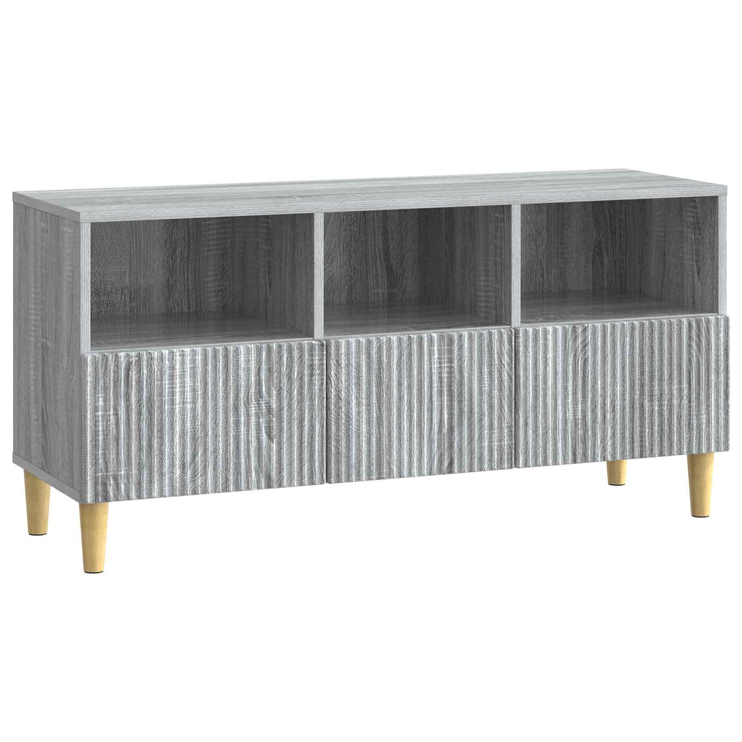 TV-Schränk 102 x 34,5 x 50 cm Sonoma-Grau Holzwerkstoff