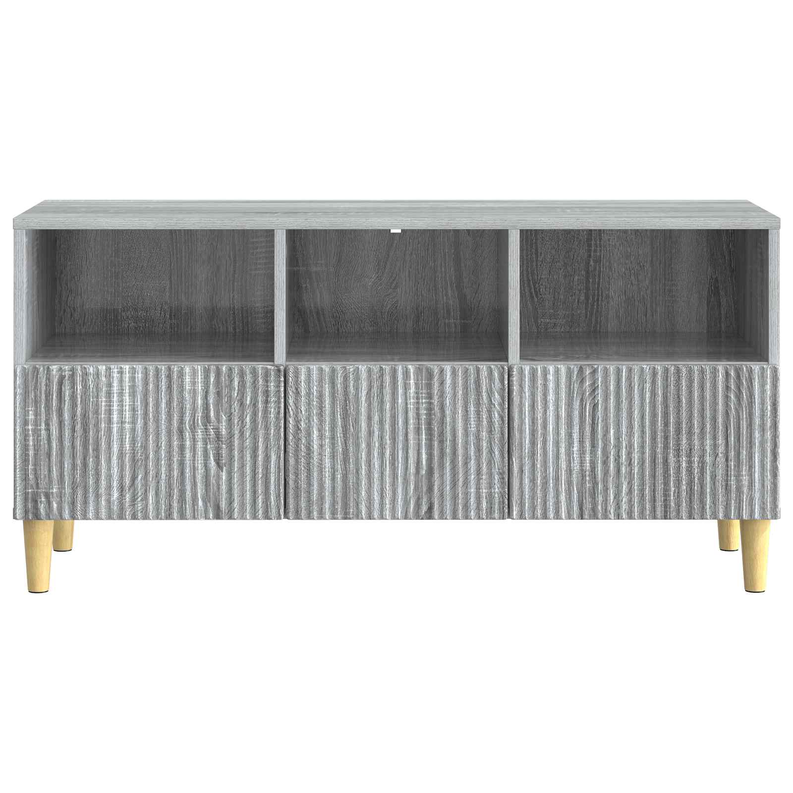 TV-Schränk 102 x 34,5 x 50 cm Sonoma-Grau Holzwerkstoff