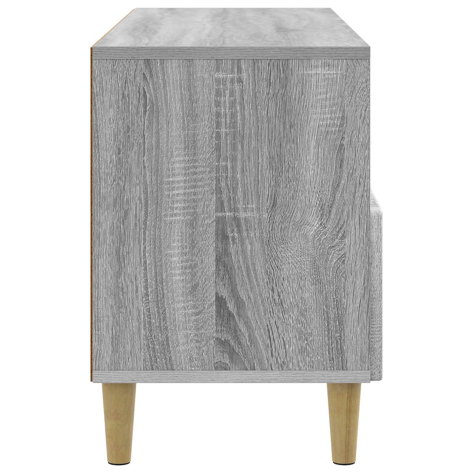 TV-Schränk 102 x 34,5 x 50 cm Sonoma-Grau Holzwerkstoff